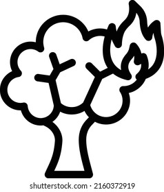 tree Vector illustration on a transparent background. Premium quality symmbols. Thin line vector icons for concept and graphic design. 
