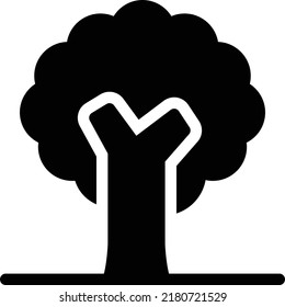 Tree Vector illustration on a transparent background.Premium quality symbols.Glyphs vector icon for concept and graphic design.