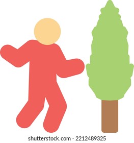 Tree Vector illustration on a transparent background. Premium quality symmbols. Line Color vector icons for concept and graphic design.