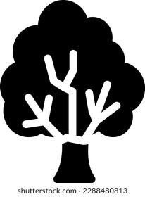 tree  Vector illustration on a transparent background. Premium quality symmbols. Glyphs vector icons for concept and graphic design.