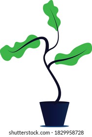 Baumvektorgrafik. Vektorgrafik