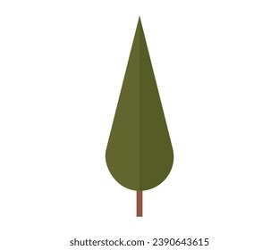 Tree vector illustration. Seasonal changes bring about dynamic transformation in appearance leaves The tree trunk provides stability and support for entire tree structure Climate conditions influence