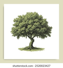 Baum, Vektorgrafik, Aquarell, ClipArt