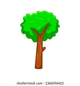 Tree vector isolated on white background