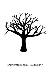 Tree vector isolated on white background. EPS10.