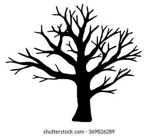 Similar Images, Stock Photos & Vectors of A large tree without leaves