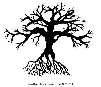 Tree vector isolated on white background. EPS10.