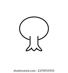 Tree Vector Line Icon for Apps, Sites, Design 