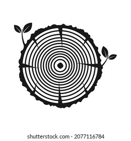 Plantilla de inspiración para el diseño del logotipo del vector de árbol