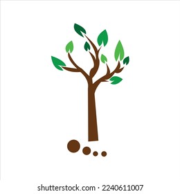 tree vector logo design  symbol