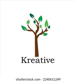 tree vector logo design symbol