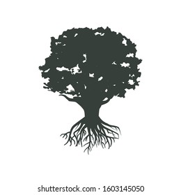 tree vector logo design template