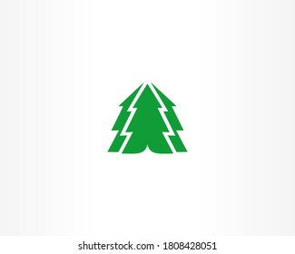 Tree vector logo symbol design