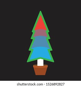 tree vector logo template illustration