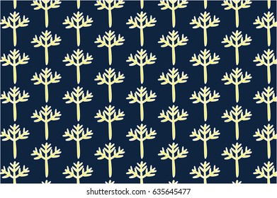 tree vector modern bright color abstract pattern