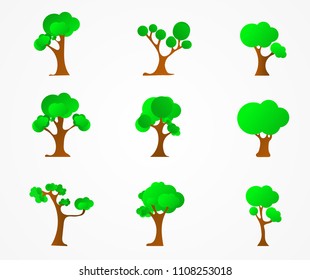  tree vector With nature design illustration 