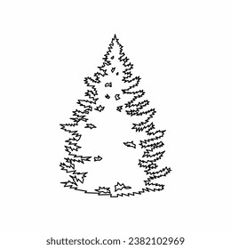 tree vector, tree nature, tree outline, tree icon