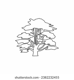 tree vector, tree nature, tree outline, tree icon