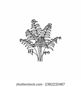 Baumvektorgrafik, Baum-Natur, Baumumriss, Baumsymbol