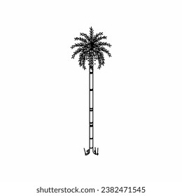 vector de árbol, naturaleza de árbol, contorno de árbol, icono de árbol, icono de planta, icono de planta