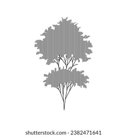 tree vector, tree nature, tree outline, tree icon, plant, plant icon