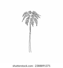 vector de árbol, naturaleza de árbol, contorno de árbol, icono de árbol, icono de planta, icono de planta