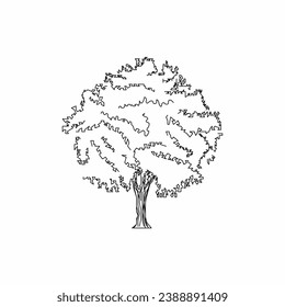 tree vector, tree nature, tree outline, tree icon, plant, plant icon