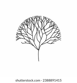 tree vector, tree nature, tree outline, tree icon, plant, plant icon