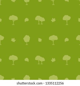 tree vector pattern on green background for natural product store, garden, nature cosmetics, ecology company, naturally firm, organic shop, alternative medicine, green unity, farming. 10 eps