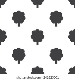 tree, vector seamless pattern, Editable can be used for web page backgrounds, pattern fills  