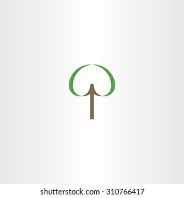 tree vector sign element icon logotype eco