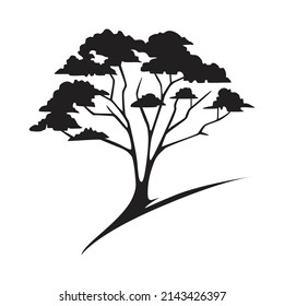 Tree Vector, Sign and Symbol, EPS 10 vector