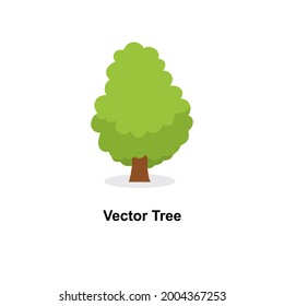 Tree vector, suitable for web icon, banner design, etc