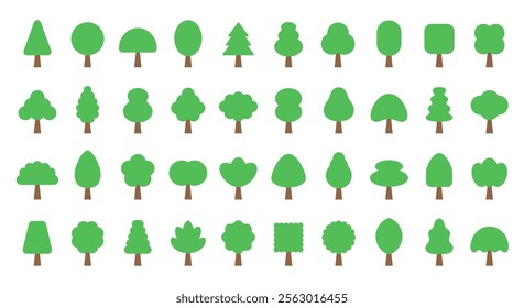 tree vector. symbol, illustration, icon, sign