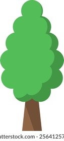 tree vector. symbol, illustration, icon, sign
