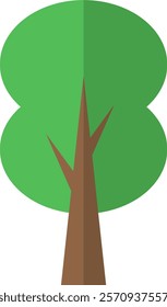 tree vector. symbol, illustration, icon, sign
