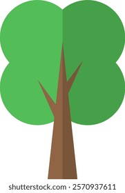 tree vector. symbol, illustration, icon, sign