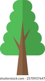 tree vector. symbol, illustration, icon, sign