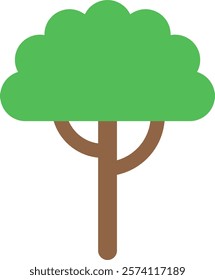 tree vector. symbol, illustration, icon, sign