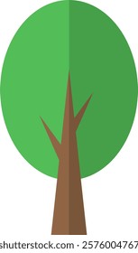 tree vector. symbol, illustration, icon, sign
