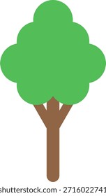 tree vector. symbol, illustration, icon, sign