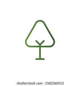 vector de árbol para presentación de iconos de símbolo del sitio web