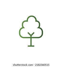 tree vector for website symbol icon presentation