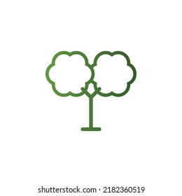 vector de árbol para presentación de iconos de símbolo del sitio web