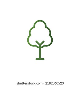 vector de árbol para presentación de iconos de símbolo del sitio web