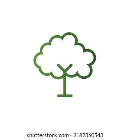 tree vector for website symbol icon presentation