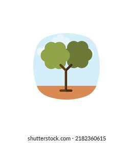 tree vector for website symbol icon presentation