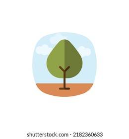 tree vector for website symbol icon presentation