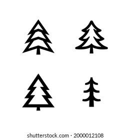 Tree vectors. Color can be change.