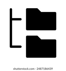 Tree View Icon Vector Symbol Design Illustration
